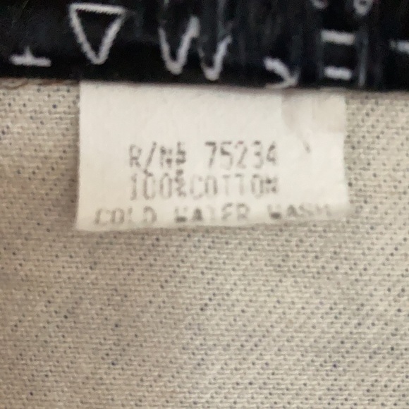 VTG 90's Womens Denim Jean Vest Size XL Bohemian Floral/Butterfly Print - Picture 7 of 10